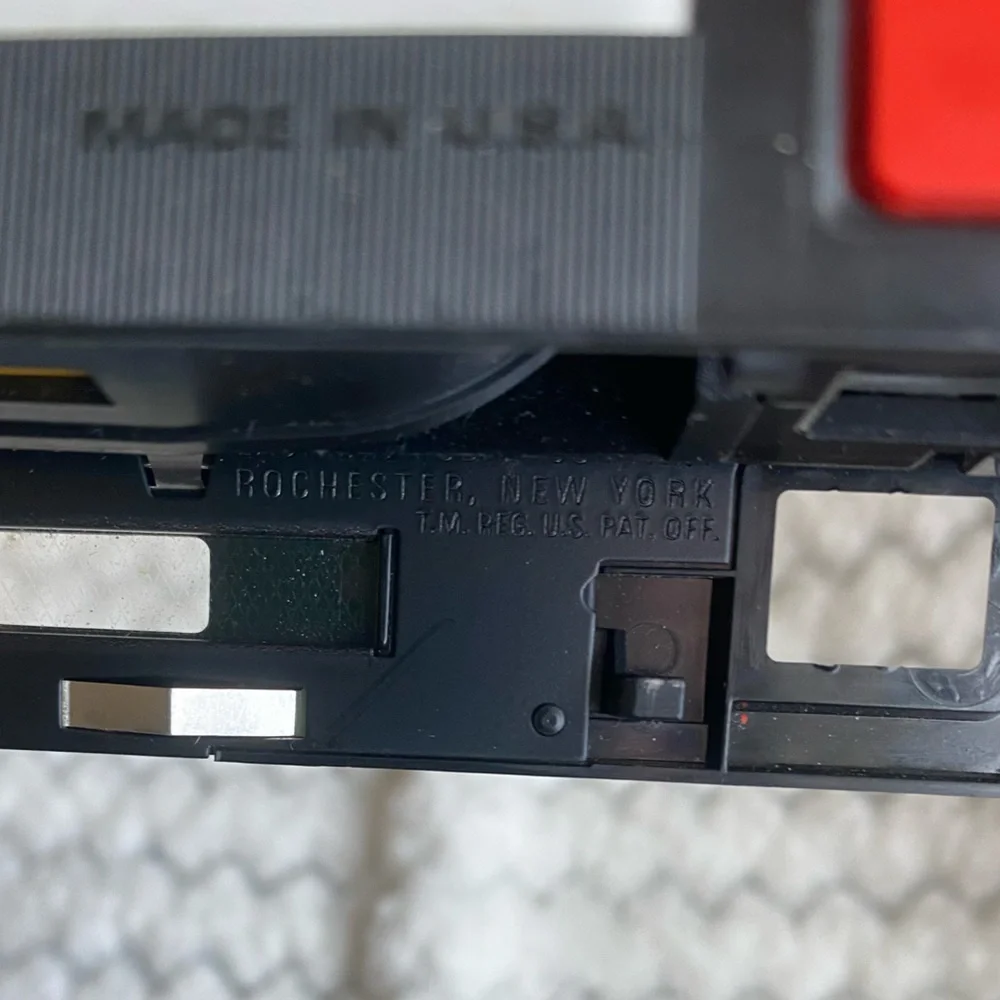 Kodak instamatic pocket camera vintage photograph collection decor parts